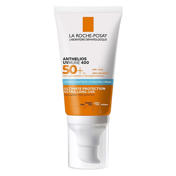 4. La Roche Posay Anthelios UVmune SPF+50 Hassas Ciltler İçin Yüksek Korumalı Yüz Güneş Kremi 50 ml