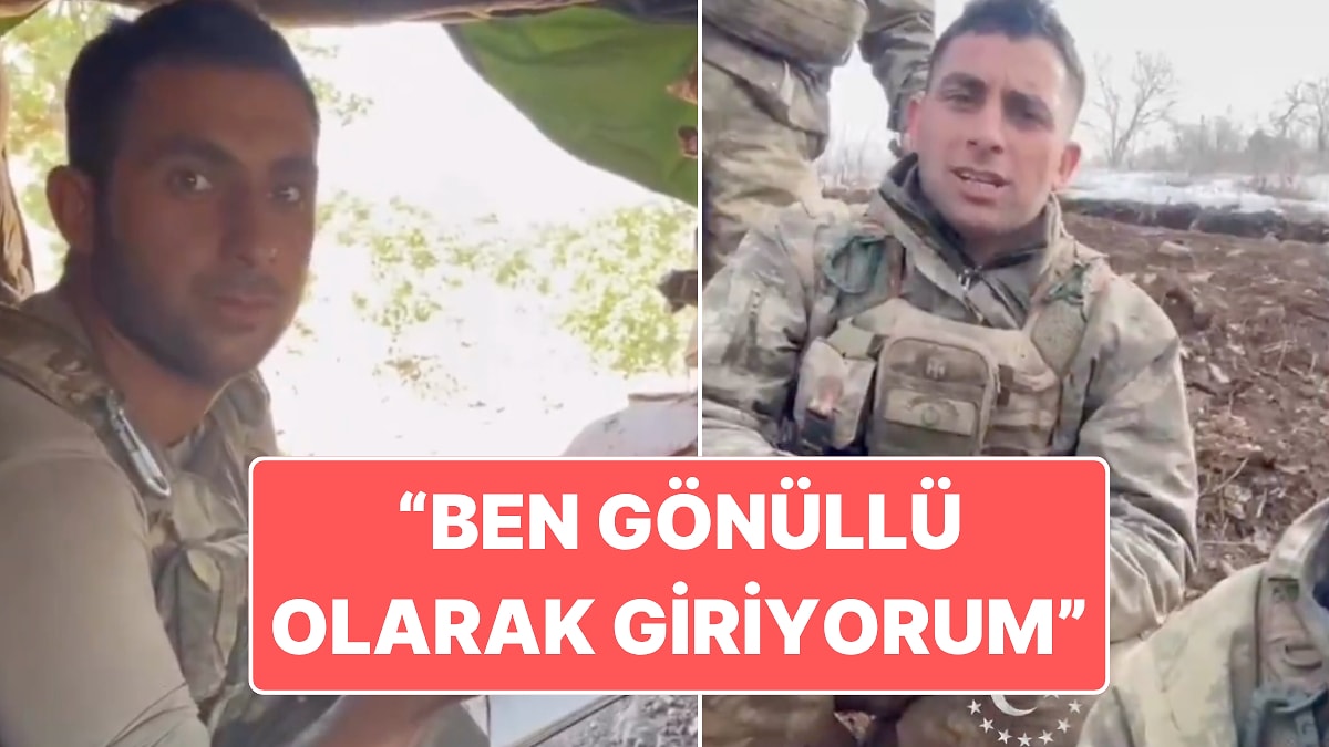 Şehit Düşen Sözleşmeli Er Celattin Uyanık’ın Mağara Önünde ve Kur’an Okurkenki Görüntüleri Ortaya Çıktı
