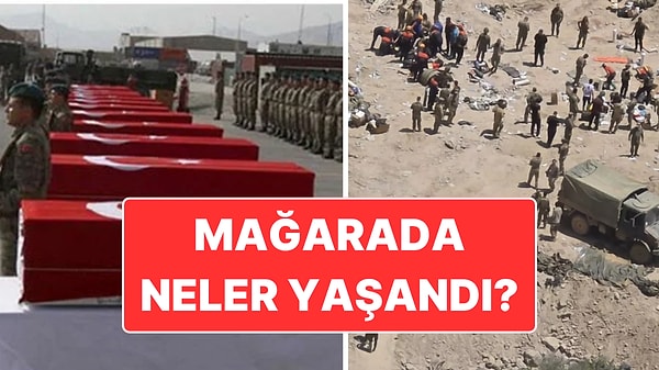 Irak’ın kuzeyindeki Pençe Kilit Harekatı bölgesinde bir mağaraya giren askerler metan gazı nedeniyle şehit düşmüştü.