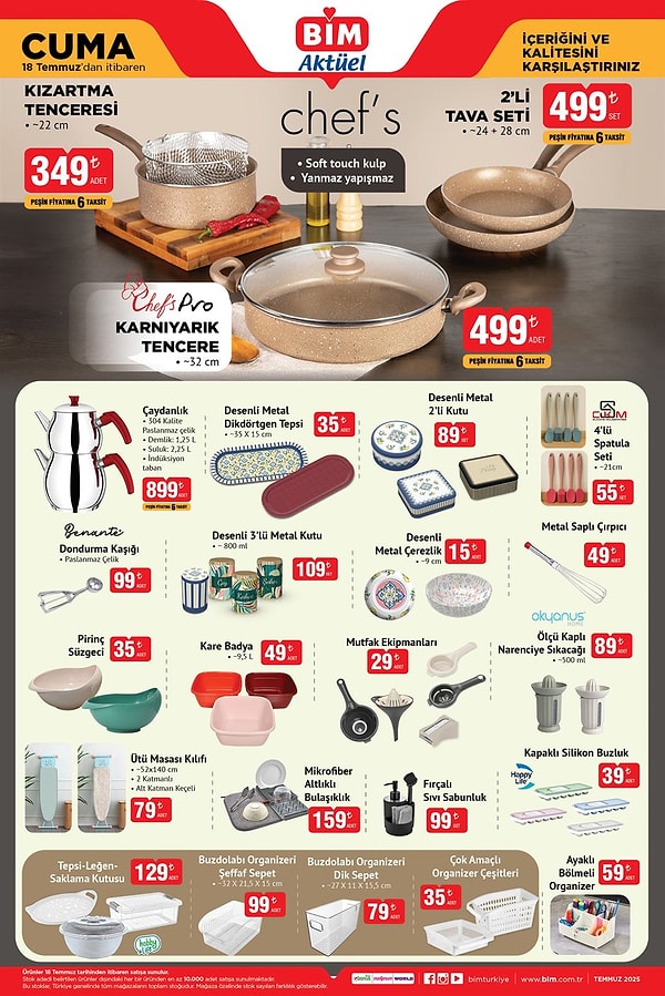 Chef's Kızartma Tenceresi 349 TL