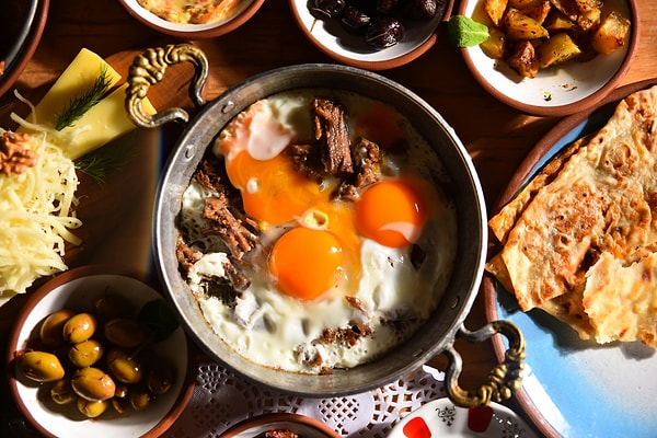 Local Turkish Breakfast Varieties