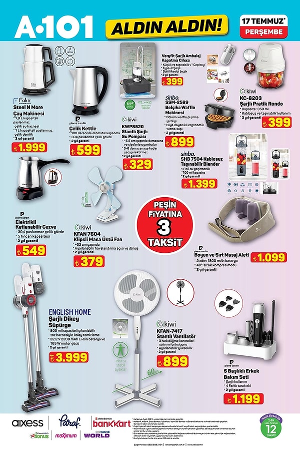 Fakir Steel N More Çay Makinesi 1.999 TL