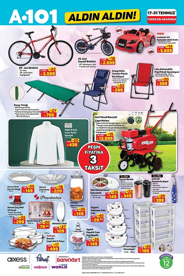 Geri Vitesli Benzinli Çapa Motoru 13.999 TL