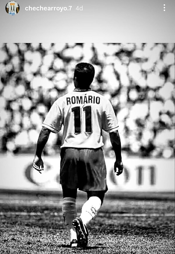 Son paylaşım ise Romario oldu.
