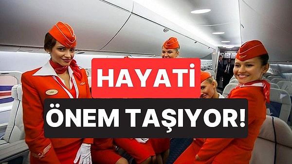 6. Hayati Önem Taşıyor: Uçuş Görevlisi, Yolculuk Öncesi Yolculara Neden Selam Verildiğini Açıkladı
