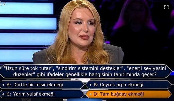 Merve İrem Taşdemir adlı yarışmacı Kim Milyoner Olmak İster'e damga vurmuştu.