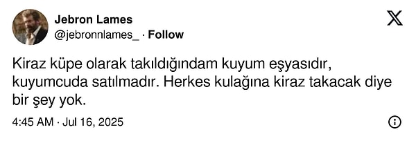 Sadece 1 tanesi 8 lira 40 kuruş olan kiraz sosyal medyada da çok konuşuldu. 👇