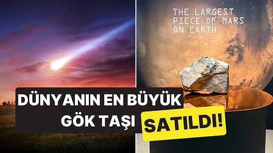 Dünyanın En Büyük Gök Taşı New York'ta Açık Artırmayla Satıldı