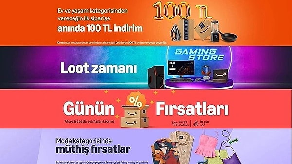 Amazon.com.tr kampanyaları ve detaylarına ulaşabileceğiniz linkler aşağıda 👇🏽