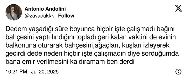 Dedene de maşallah canım... 👇