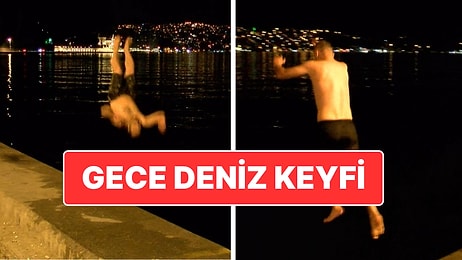İstanbul’daki Yüksek Sıcaklıklar: Sıcaktan Gece Denize Girdiler