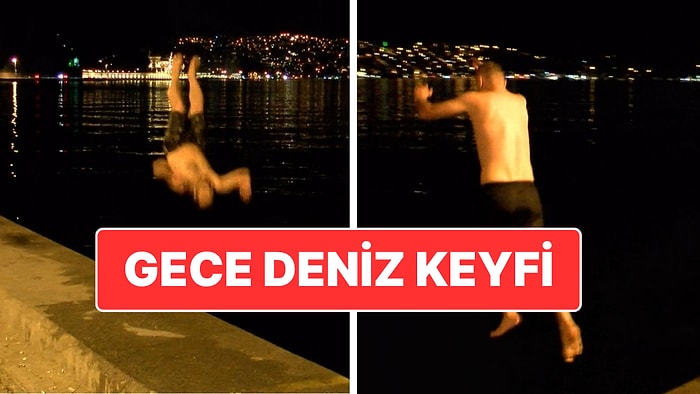 İstanbul’daki Yüksek Sıcaklıklar: Sıcaktan Gece Denize Girdiler