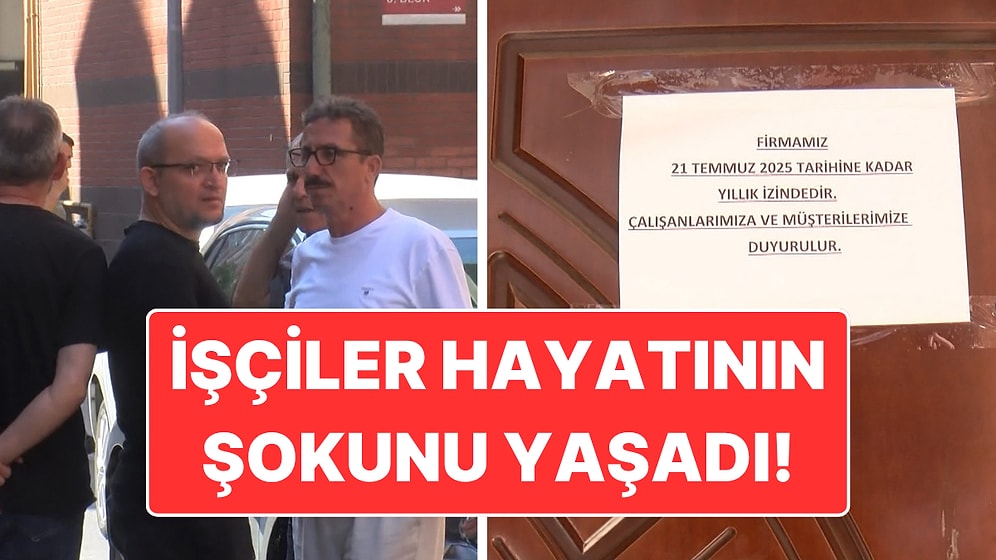 Fabrika Kapı Duvar! Patron İşçileri İzne Çıkarıp Yurt Dışına Kaçmış