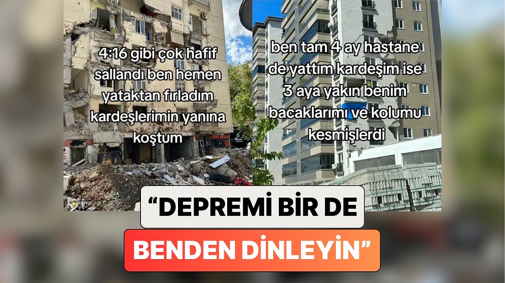 6 Şubat Felaketinde Hem Ailesini Hem de Bacakları ve Kolunu Kaybeden Bir Depremzede O Günü Tekrar Anlattı