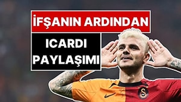 Galatasaray'ın gol yıldızı Mauro Icardi'ye ait olduğu iddia edilen bir video gündem oldu.