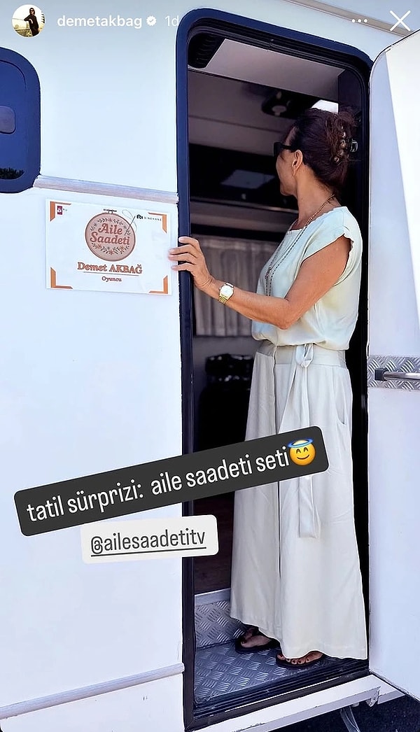 Aile Saadeti dizisine Demet Akbağ konuk olacak.