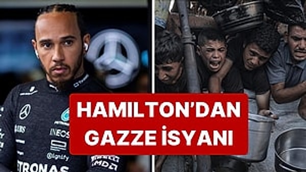 F1 Pilotu Lewis Hamilton, Gazze'de Yaşananlara Bir Kez Daha Tepki Gösterdi