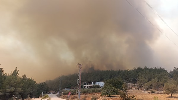 Mersin Silifke'de de üç ayrı bölgede yangın çıktı.