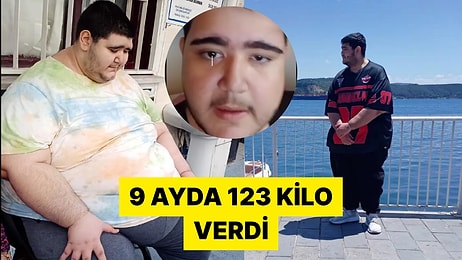 TikTok Fenomeni "Kaan Reis" 9 Ayda 123 Kilo Verme Hikayesini Paylaştı