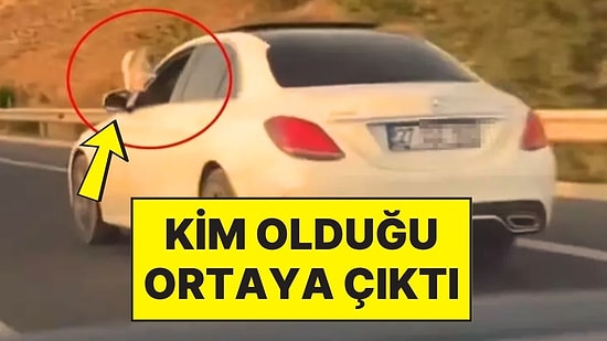 Gaziantep’te Ayaklarını Camdan Çıkararak Araba Kullanan Kişi Başsavcı Değil Oğluymuş!