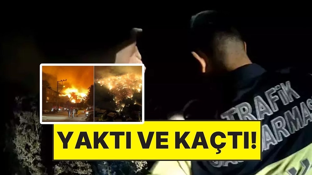 Bursa’da Ormanı Yakmaya Çalışan Bir Kişiyi Vatandaşlar Gördü, Koşarak Kaçtı!