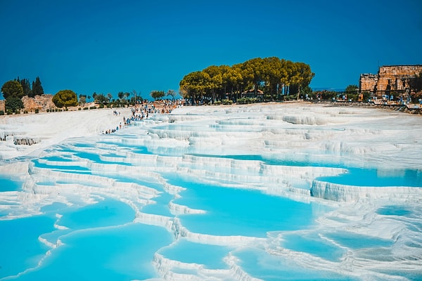 4. Walk Barefoot on Travertines in Pamukkale (Denizli)