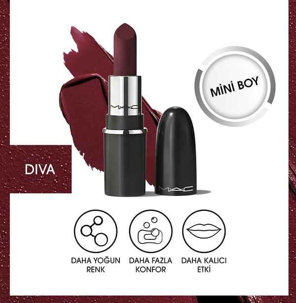 Bugün Hepsiburada’da indirime giren Mac Matte Lipstick, yoğun mat rengiyle makyaj çantanızın yeni favorisi olmaya aday.