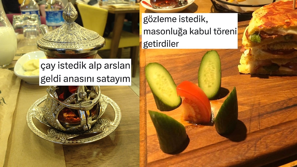 Verdikleri Siparişlerin Sunumlarına Yaptıkları Benzetmelerle Güldüren Kişiler