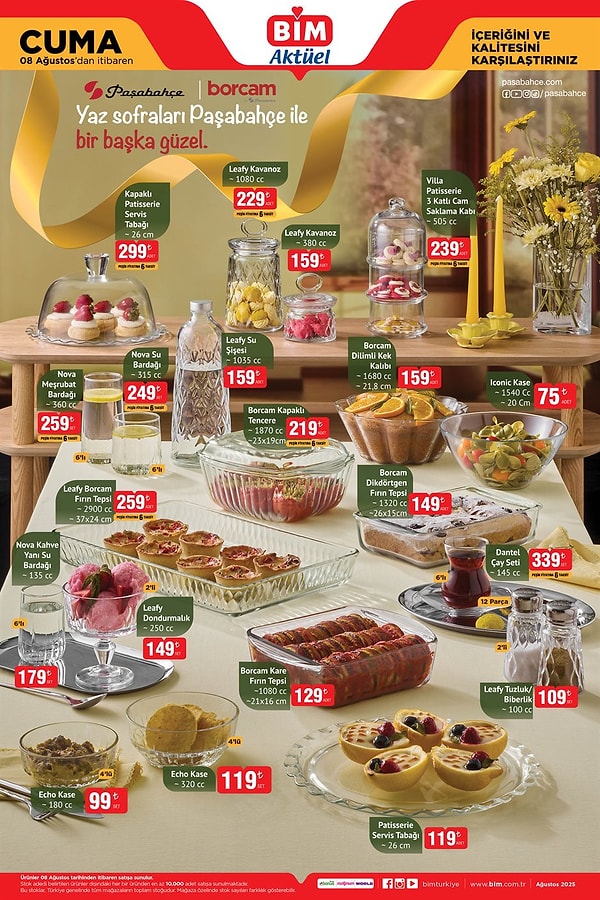 Paşabahçe Kapaklı Patisserie Servis Tabağı 26 cm 299 TL