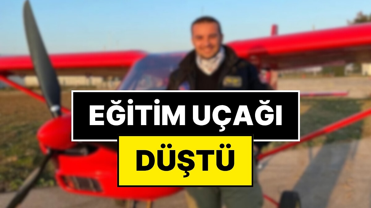 Adana&apos;da Eğitim Uçağı Düştü
