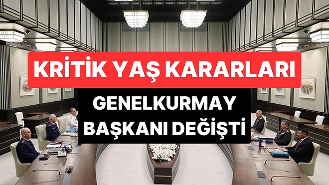 Genelkurmay Başkanı Değişti: Metin Gürak'ın Yerine Selçuk Bayraktaroğlu Atandı