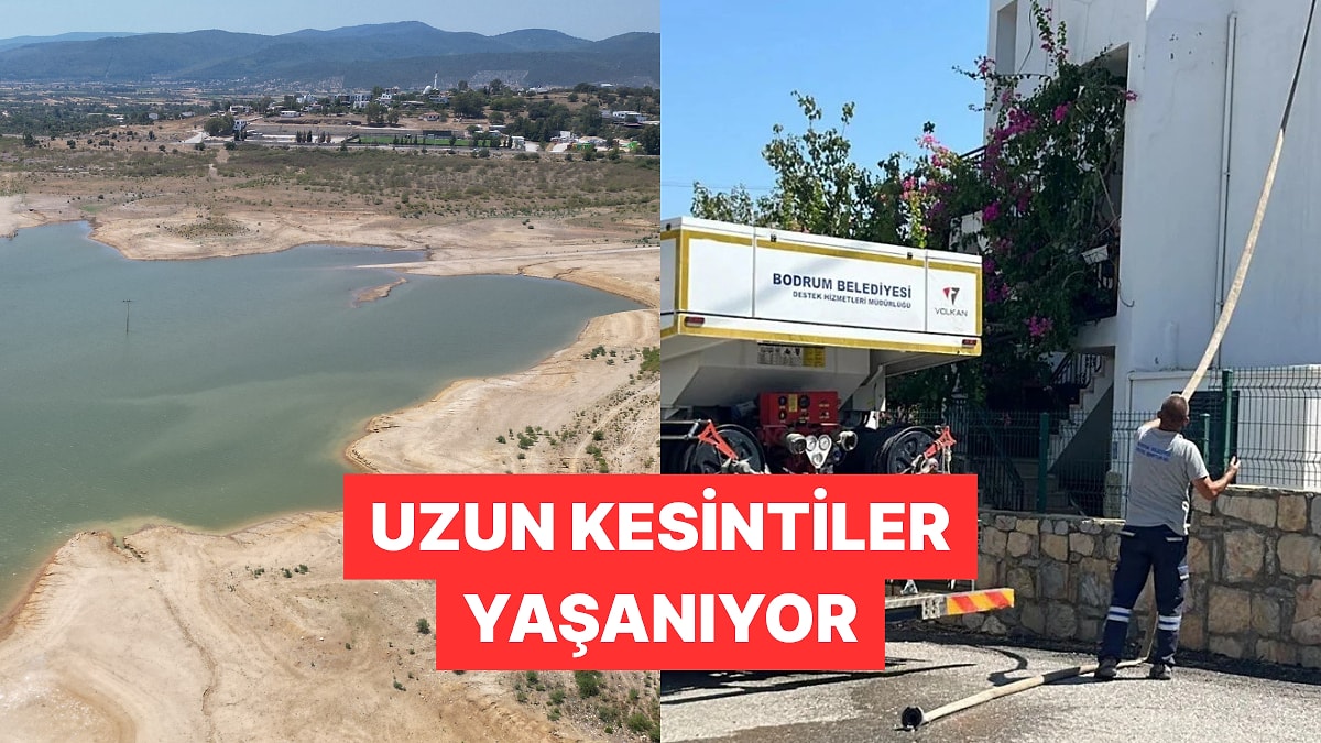 Barajlar Alarm Veriyordu! Bodrum&apos;da Suyun Bittiği İddia Edildi
