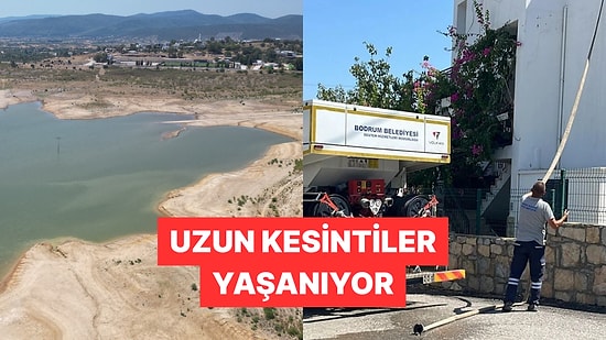 Barajlar Alarm Veriyordu! Bodrum'da Suyun Bittiği İddia Edildi