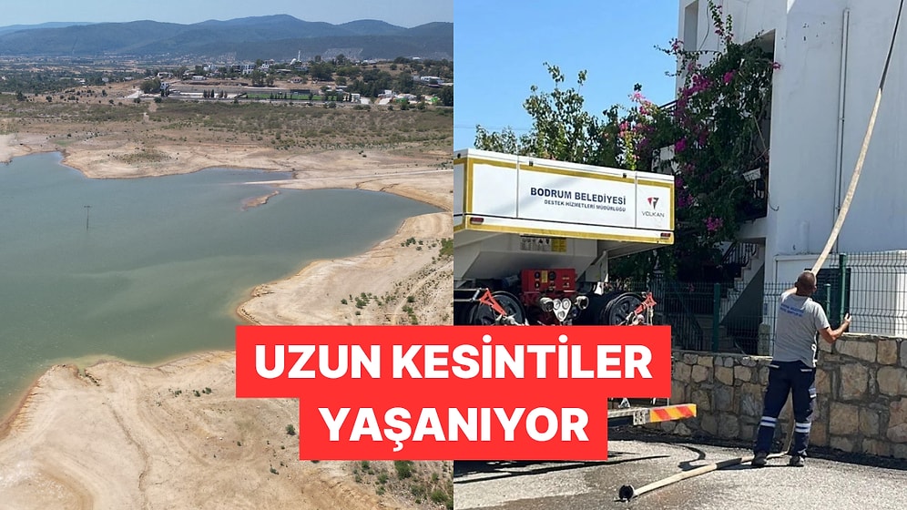 Barajlar Alarm Veriyordu! Bodrum'da Suyun Bittiği İddia Edildi
