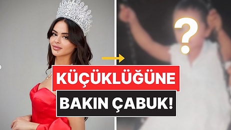Güzelliği Tartışılan Miss International 2025 Temsilcimiz Ayşe Sena Şeref'in Çocukluk Fotoğrafları Ortaya Çıktı