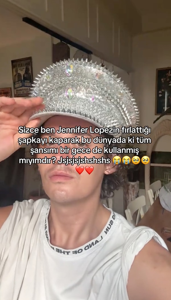 @abezelya kullanıcı adına sahip bir TikTok kullanıcısı, katıldığı Jennifer Lopez konserinde ilginç bir an yaşadı.
