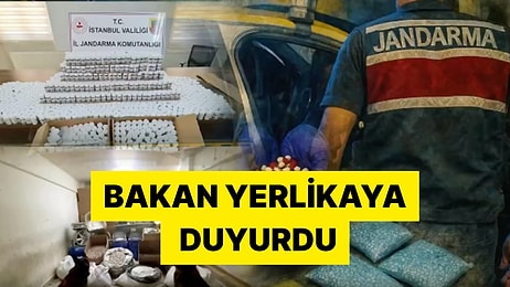 Ali Yerlikaya Duyurdu: Uyuşturucu Tacirlerine Yönelik Operasyonda Milyonlarca Hap Ele Geçirildi