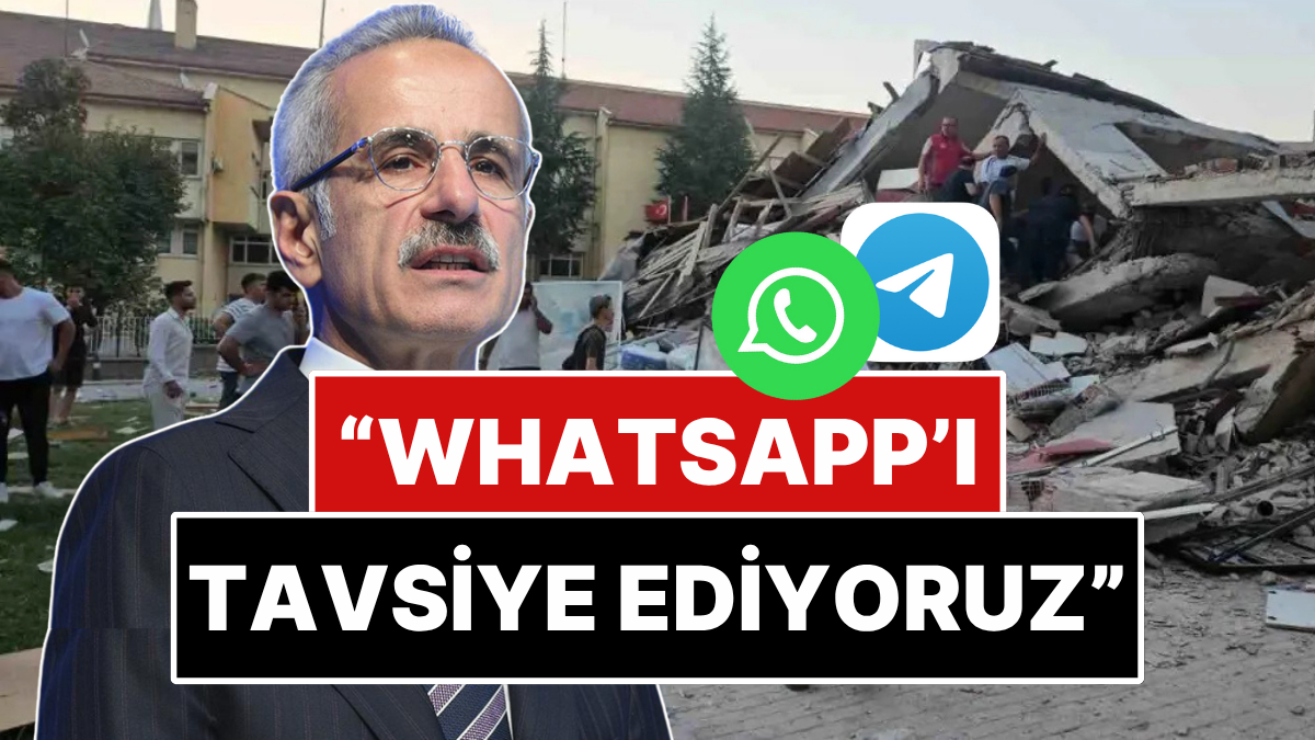 Deprem Sonrası GSM Operatörlerinde Yaşanan Sorunlara Bakan Uraloğlu'ndan Çözüm Önerisi: 'WhatsApp Kullanın!'
