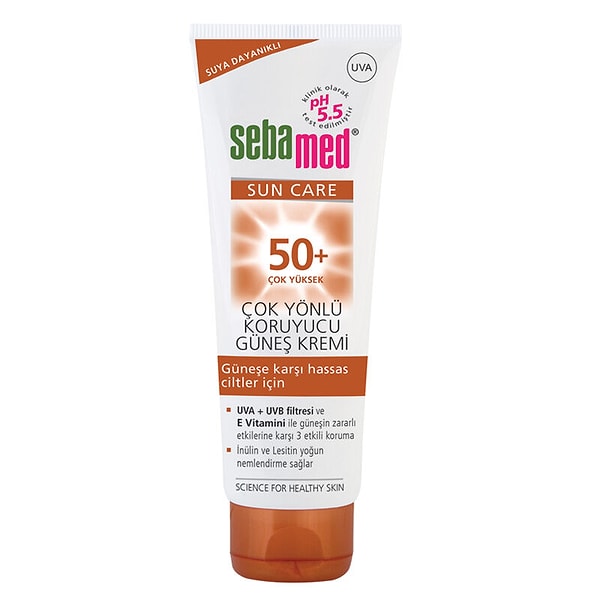 10. Sebamed SPF 50 Çok Yönlü Koruyucu Güneş Kremi