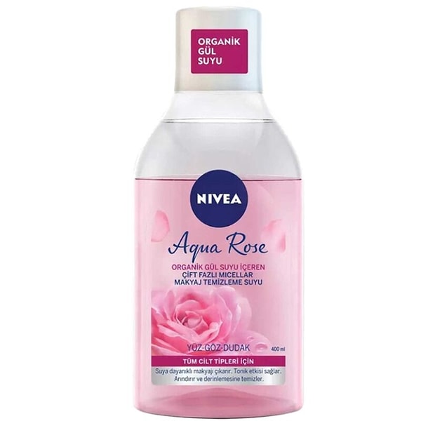 10. Nivea Aqua Rose Makyaj Temizleme Suyu