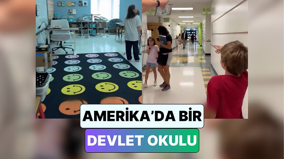 Bir Anne Amerika'da Devlet Okuluna Başlayan Çocuğunun Sınıfını Gösterdi: Temizlik ve Düzen Beğeni Topladı