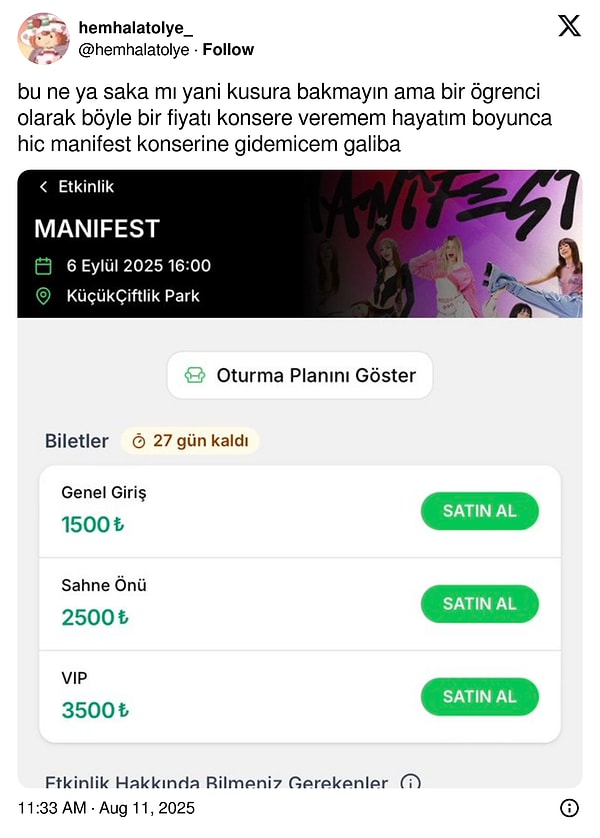 İşte X'te gelen tepkilerden bazıları: