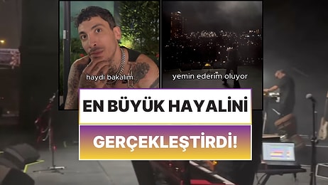 Orada Olmak Vardı: Can Bonomo Konserinde En Büyük Hayalini Gerçekleştirmenin Mutluluğunu Yaşadı!