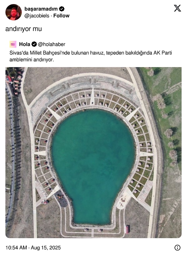 Tesadüfe bakın...