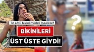 İki Tane Bikiniyi Üst Üste Giyen Dua Lipa'nın Kameralara Yansıyan Akrobatik Hareketleri Gündem Oldu!