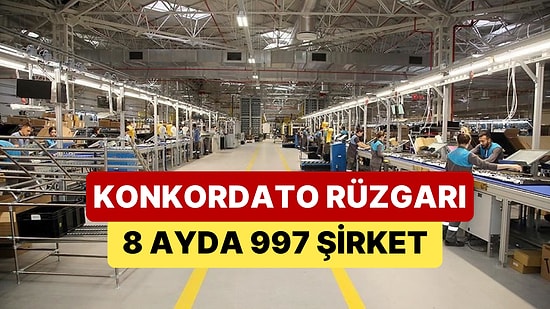 Konkordato Talebi Yüzde 73 Arttı: 8 Ayda 997 Şirket Başvurdu