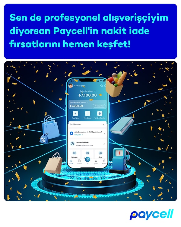 Paycell ile harcadıkça kazan, kazandıkça harca!