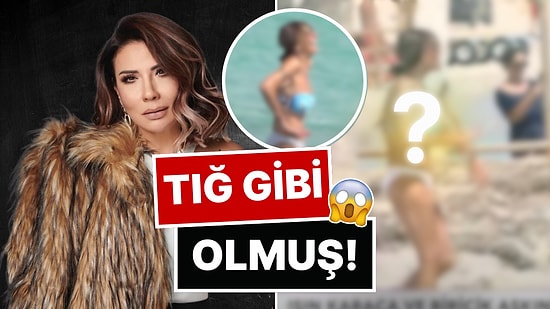 Tığ Gibi Olmuş: 6 Ayda 25 Kilo Verip Bambaşka Biri Olan Işın Karaca Çeşme Sahilinde Bikinili Görüntülendi!