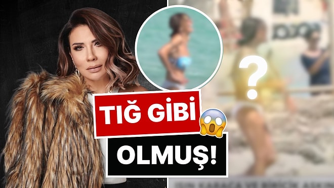 Tığ Gibi Olmuş: 6 Ayda 25 Kilo Verip Bambaşka Biri Olan Işın Karaca Çeşme Sahilinde Bikinili Görüntülendi!
