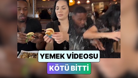 Bir Mekanda Yemek Videosu Çeken Çift Restorana Bir Aracın Dalması ile Neye Uğradığını Şaşırdı